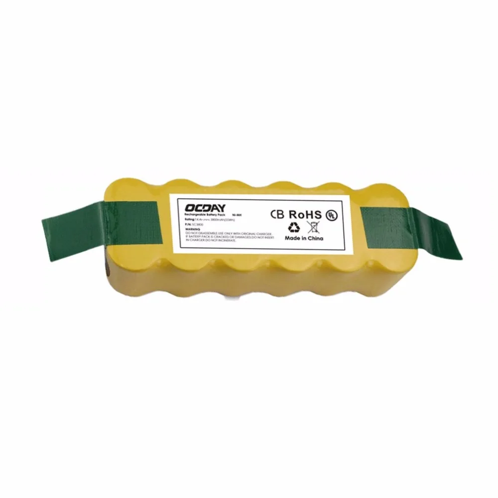 

14.4V 3800mAh Ni-MH Rechargeable Battery Vacuum Cleaner Battery Replacement for Irobot for Roomba 500 510 530 531 535 540