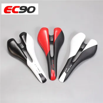 

2017 HOT EC90 Bicycle Saddle Bike Seat Men Cycling Cushion Mountain Bike Steel Rail Sillin Cojines Hollow Design 27.-130MM