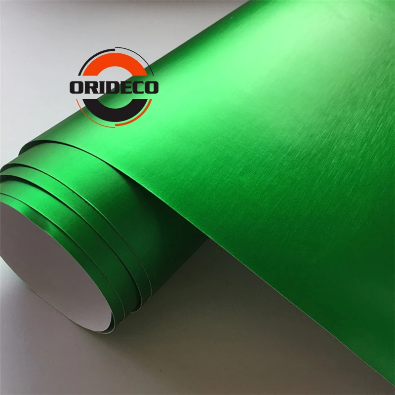 apple green brushed metallic chrome vinyl wraps