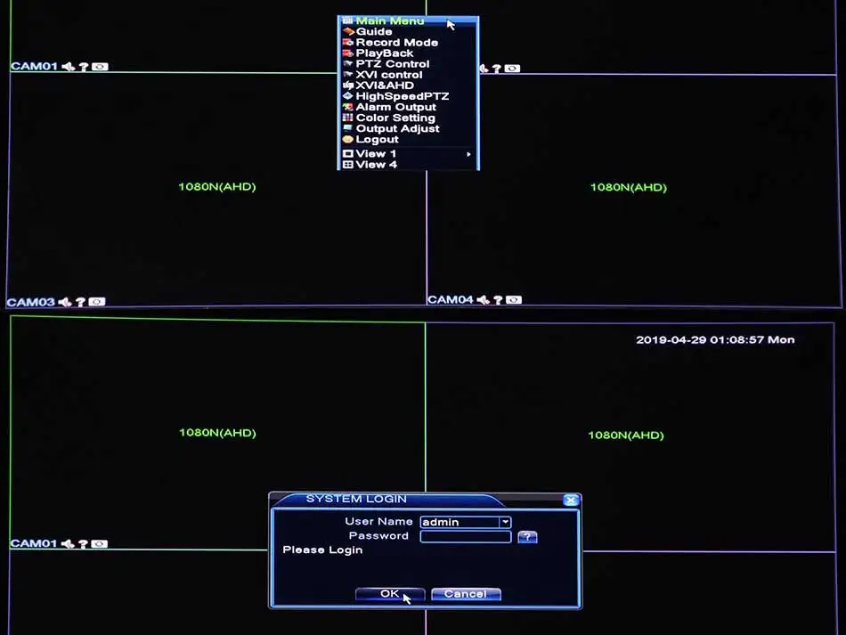 5 в 1 4ch* 1080N AHD DVR видеонаблюдения безопасности CCTV видео рекордер DVR Гибридный DVR для 720 P/960 H аналоговые AHD CVI TVI IP камеры