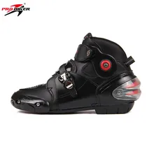 PRO-ВЕЛОСИПЕДИСТА Dragon Fire Мотоцикла Сапоги Лодыжки Moto Мотоцикл Сапоги Botas Off Road Гонки Обувь Дорога Езда Обувь Кожа