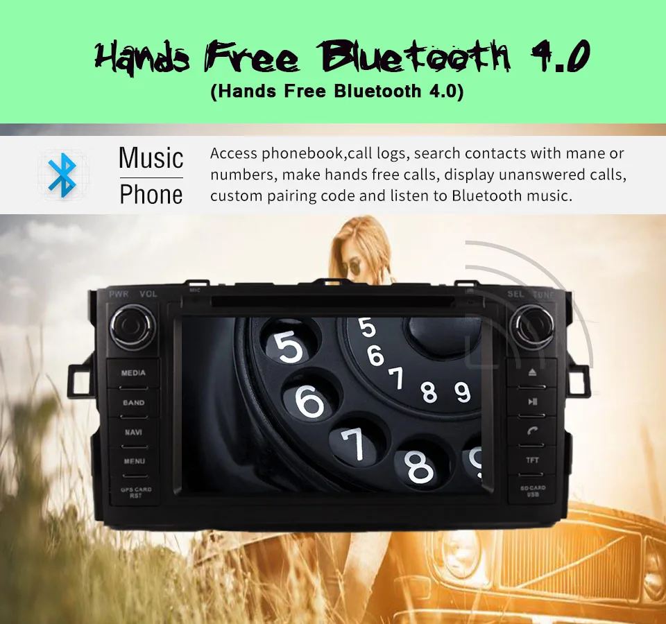 7 дюймовый автомобильный DVD плеер 1024*600 Octa Core 64G android 10 0 для TOYOTA AURIS/COROLLA HATCHBACK/для COROLLA