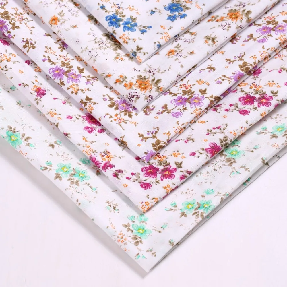 150cm wide Flower racks polyester fabric / calico manufacturers