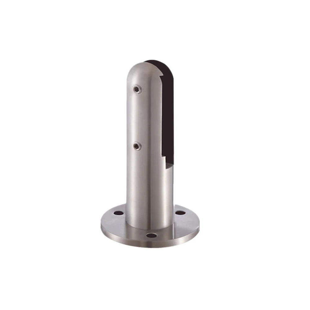 

Pool Practical Holder Balcony Smooth Anti Corrosion Decorative Floor Standing Stainless Steel Easy Install Wide Use Glass Clamp