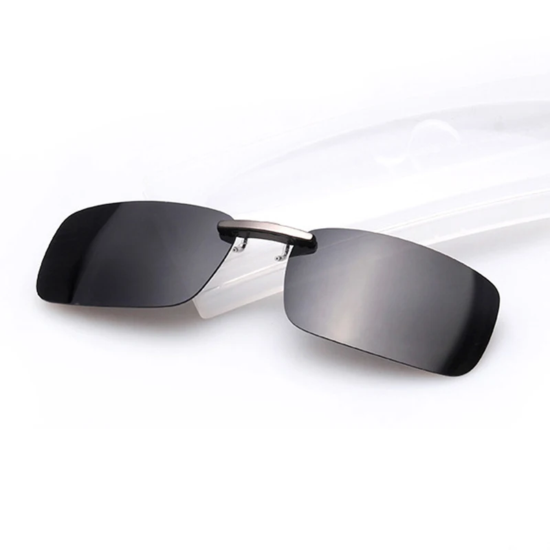 Polarized Clip On Sunglasses Men Driving Night Vision Lens Sun Glasses Male Anti-UVA UVB For Women & Man