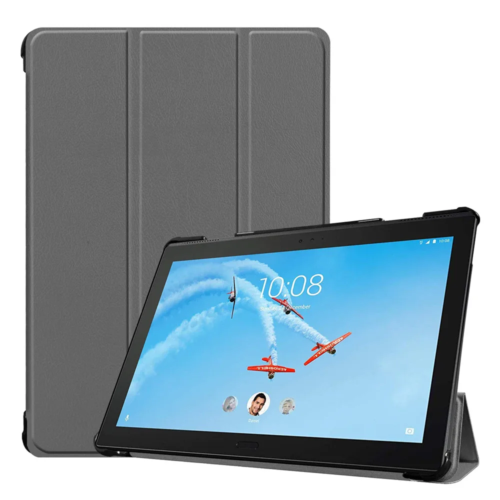 Чехол для lenovo Tab P10 TB X705L X705F 10 1 "смарт чехол планшета тонкий магнитный складной