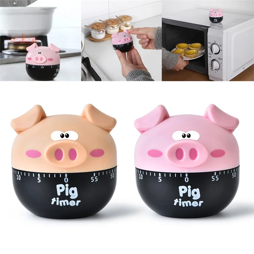 

Kitchen Cooking Countdown 60 Mins Steel/Plastic Mechanical Timer Alarm Timer Kitchen Supplies Alarm Reminder Baking Tools J#1