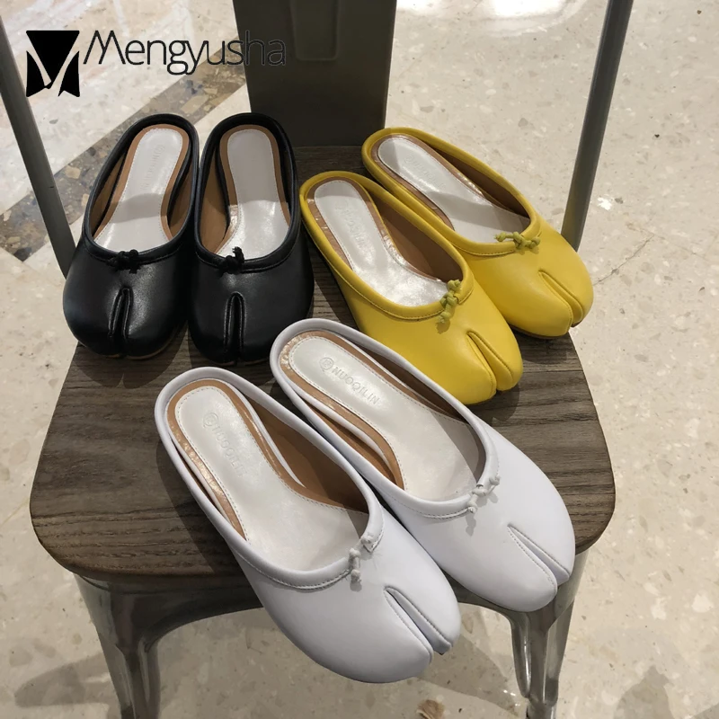 silver flat slippers
