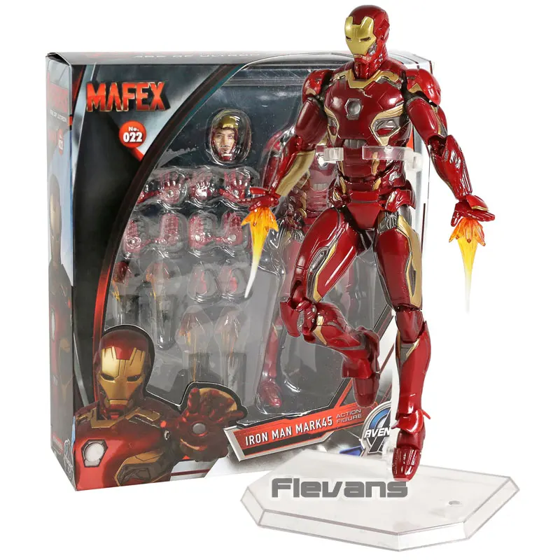 MAFEX № 022 ЖЕЛЕЗНЫЙ ЧЕЛОВЕК Марк МК 45 ПВХ, движущаяся фигурка, Коллекционная модель, игрушка