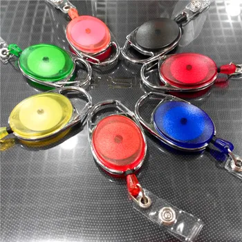 

Easy to pull buckle chest Kala rope stretching deduction withholding documents clip badge anti-lost work badge clip