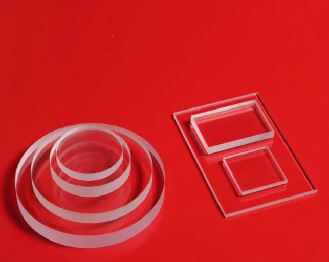 Rectangle clear quartz glass plate 50*40*3mm