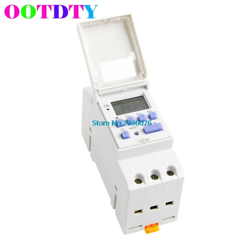 

Digital LCD Programmable Timer 12V DC DIN Rail Time Relay Switch Power MY5_10