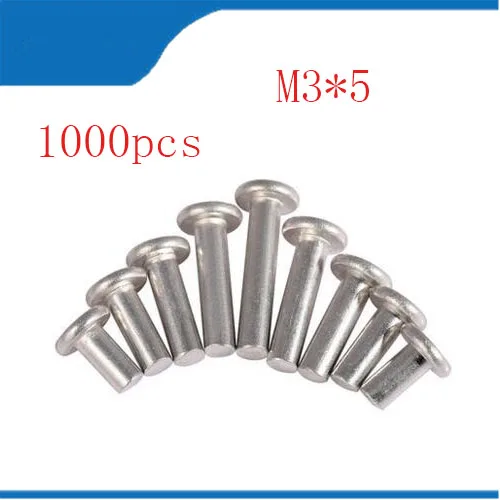 100Pcs Gb867 M4 Flat Aluminum Rivets Flat Rivet Buy Cheaply On