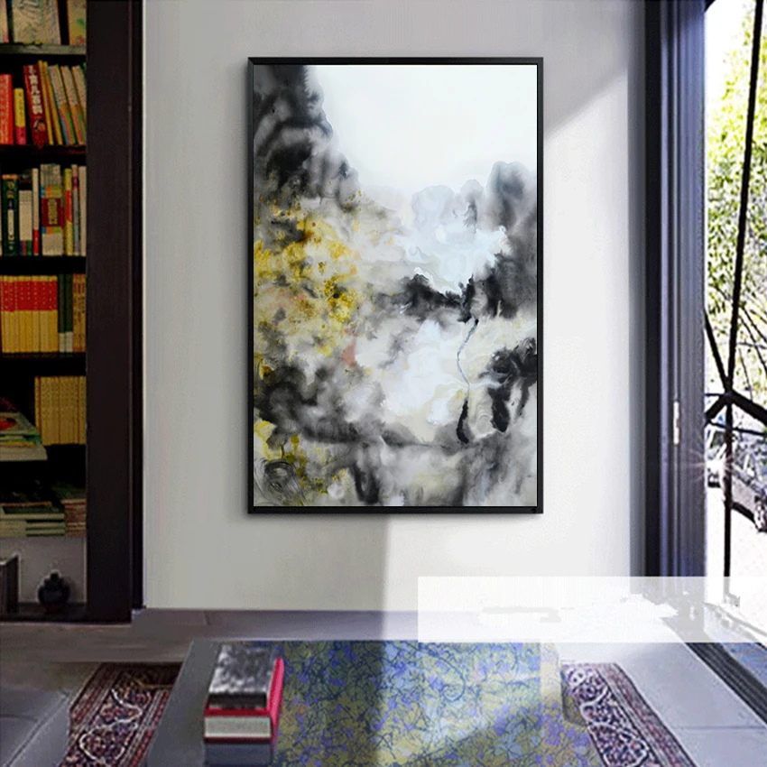 

Современный абстрактный арт-деко картина маслом на холсте настенная художественная картина домашний Декор Гостиная импрессионизма картины