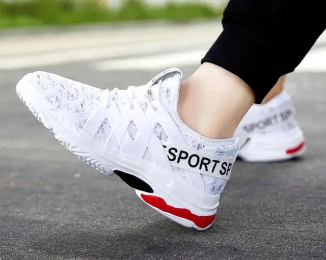 Boy White shoes sports shoes Big boy Girl white Sneakers boy child