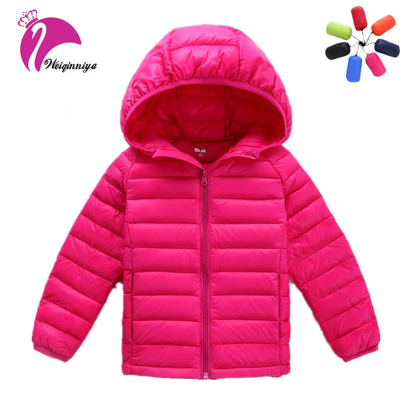 

Children Girls Winter Down Coat New Brand 2017 Fashion Solid Hooded Parka Kids Clothes Casual Unisex Cotton Warm Jacket Outwears