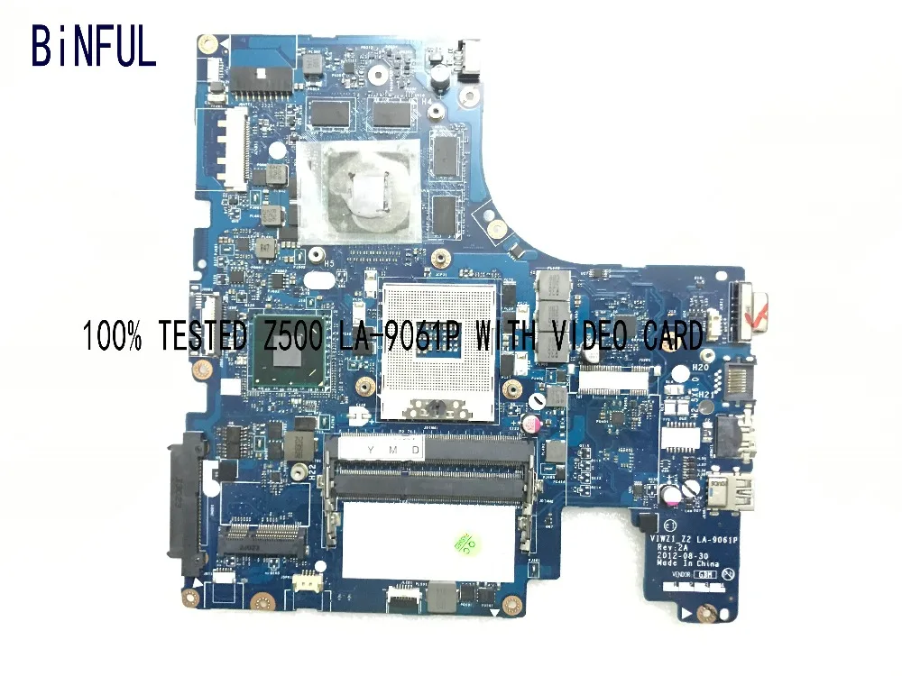В наличии материнская плата для ноутбука viwz1 _ Z2 LA-9061P REV : 2A LENOVO Z500 GPU GT645M / GT740M уже