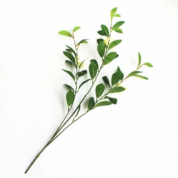 

Artificial laurel leaves green plant branch flower arrangement wedding home shop table decorative flowers