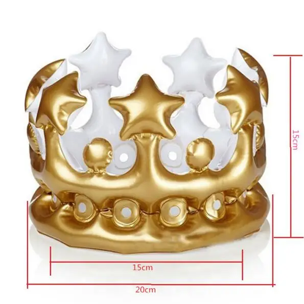 Надувные игрушки Корона детские шляпы для вечеринки по случаю Дня Рождения Надувные Косплей инструменты реквизит для сцены вечерние принадлежности для дня рождения сувениры