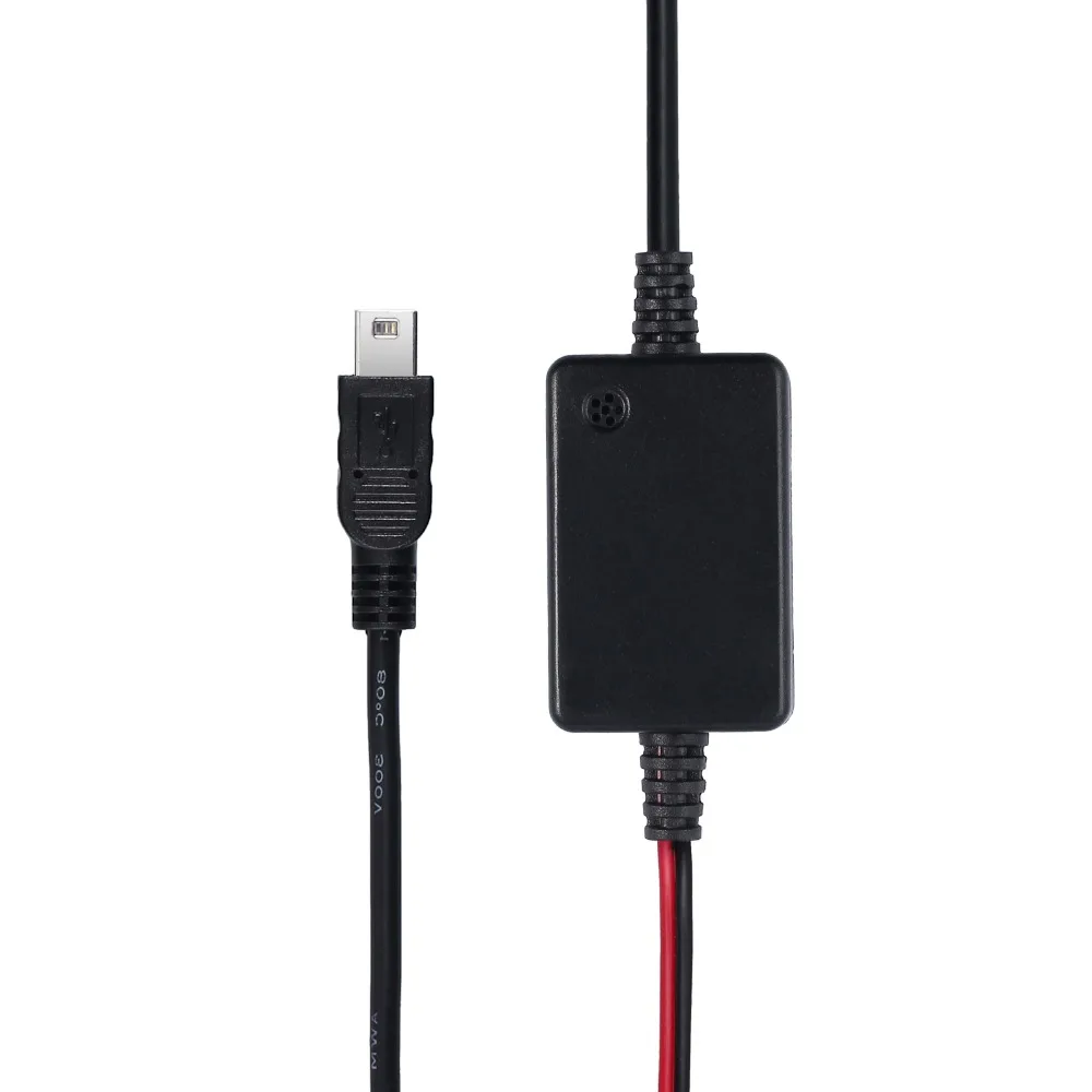 Комплект жесткого провода для видеорегистратора AUTOUTLET Кабель адаптер питания Micro