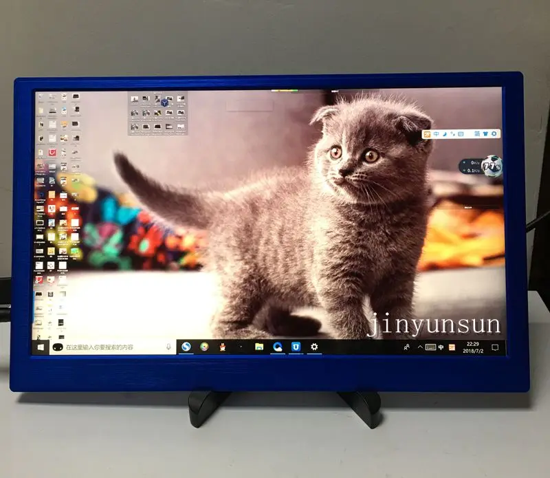 

15.6" Portable Computer Monitor PC 1920x1080 HDMI PS3 PS4 Xbox360 1080P IPS LCD LED Display Monitor for Raspberry Pi 3 B 2B