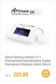 Artmex V9 цифровой Перманентный макияж тату машина бровей подводка для глаз губы лица терапия Татуировки Ручка уход за лицом против морщин