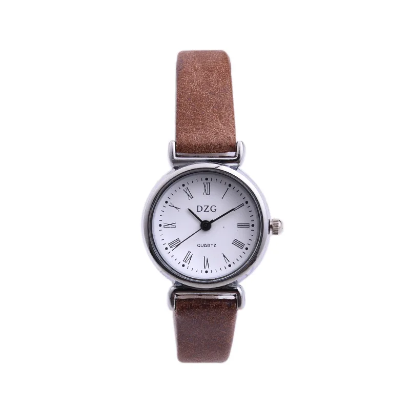 

Top quality leatherRome dial Korean version women's watches stainless steel quartz wristwatch ladies best gift
