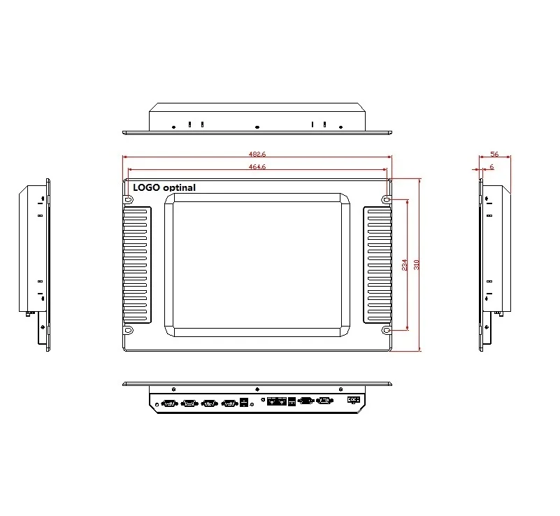 15 дюймовая Подставка для ПК процессор Core i3 4005U/4 ГБ ОЗУ/500 Гб HDD Inudstrial touch Panel PC