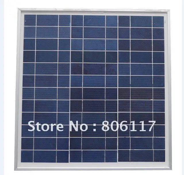 50W Solar Panel Polycrystalline PV with CE ROHS authentication |