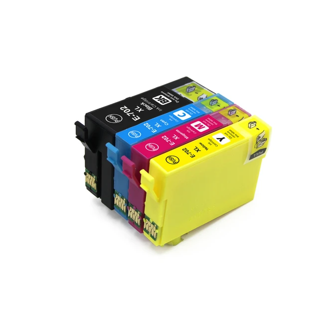 Aliexpress.com : Buy Tatrix 4PK For Epson 702XL Compatible Ink Cartridge T702XL for WorkForce