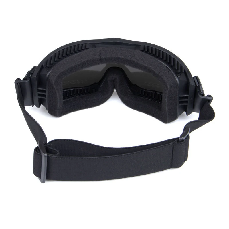 Спорт на открытом воздухе Анти-лягушка ветрозащитный очки войны игры страйкбол Спорт баллистический Тактический Защитные очки UV400 3 объектива
