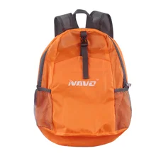 Women & Men Orange Blue Foldable Travel Backpacks Polyester Lightweight Folding Backpack Rucksack Day Packs School Bag