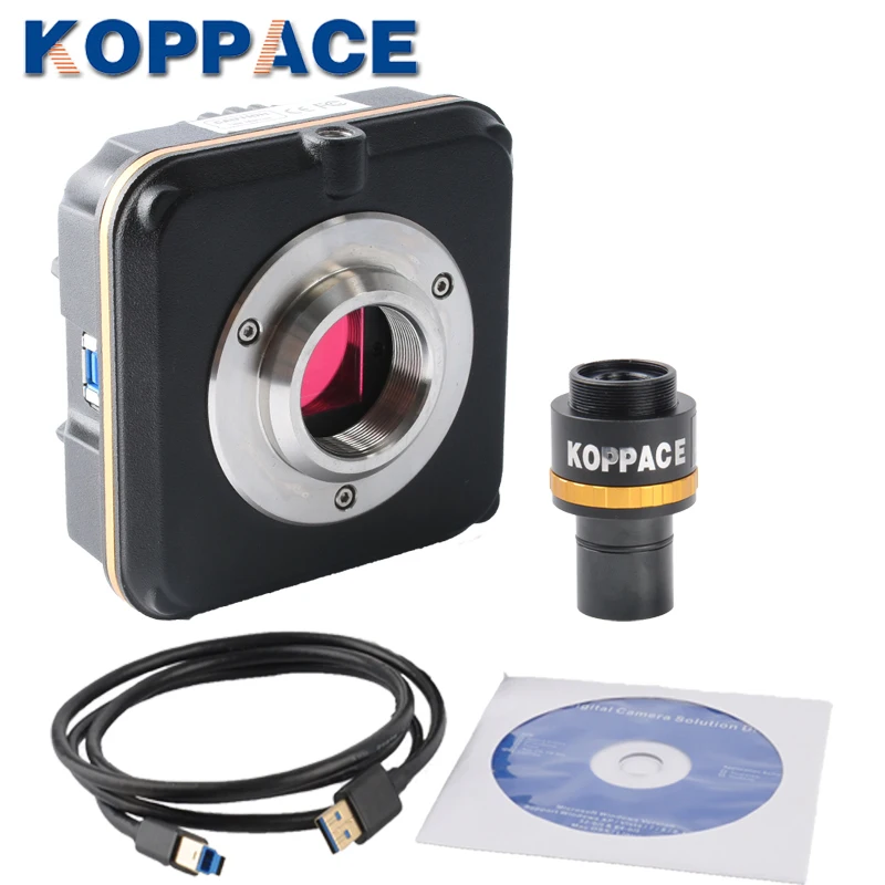 Тринокулярный стереомикроскоп KOPPACE 3 5x 90X монокулярный микроскоп 10 миллионов