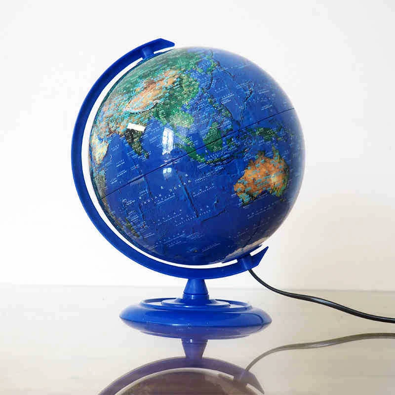 Terrestrial Globe Dia 20cm Chinese And English Satellite Image Tellurion Furnishing Articles Standard Color Printing Teaching English Teaching Teaching Englishdia Dia Aliexpress