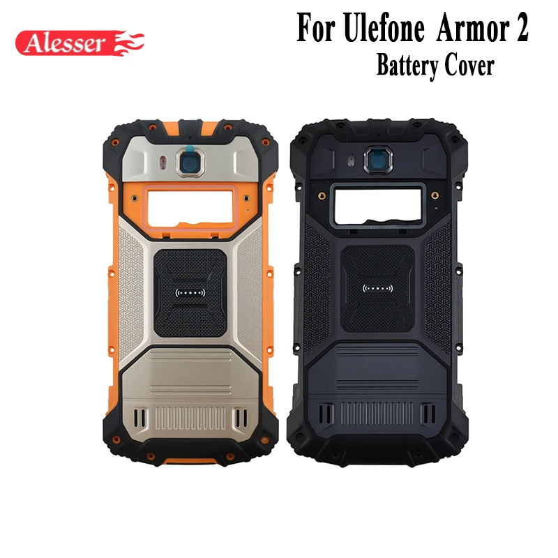 

Alesser For Ulefone Armor 2 Battery Cover With Heat Dissipation Replacement Slim Protective Battery Cover For Ulefone Armor 2