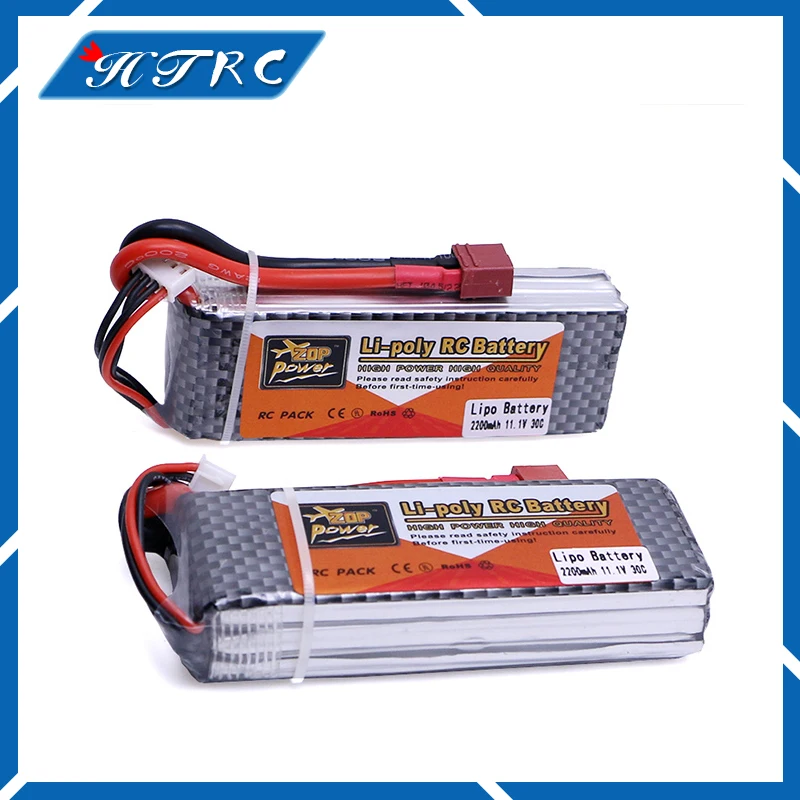 2 pcs 11.1V 2200mAh 30C LiPo Batterie 3 S avec XT60 Plug pour RC Quadcopter Hlicoptre Avion Voiture camion Bateau Passe-Temps | Игрушки и