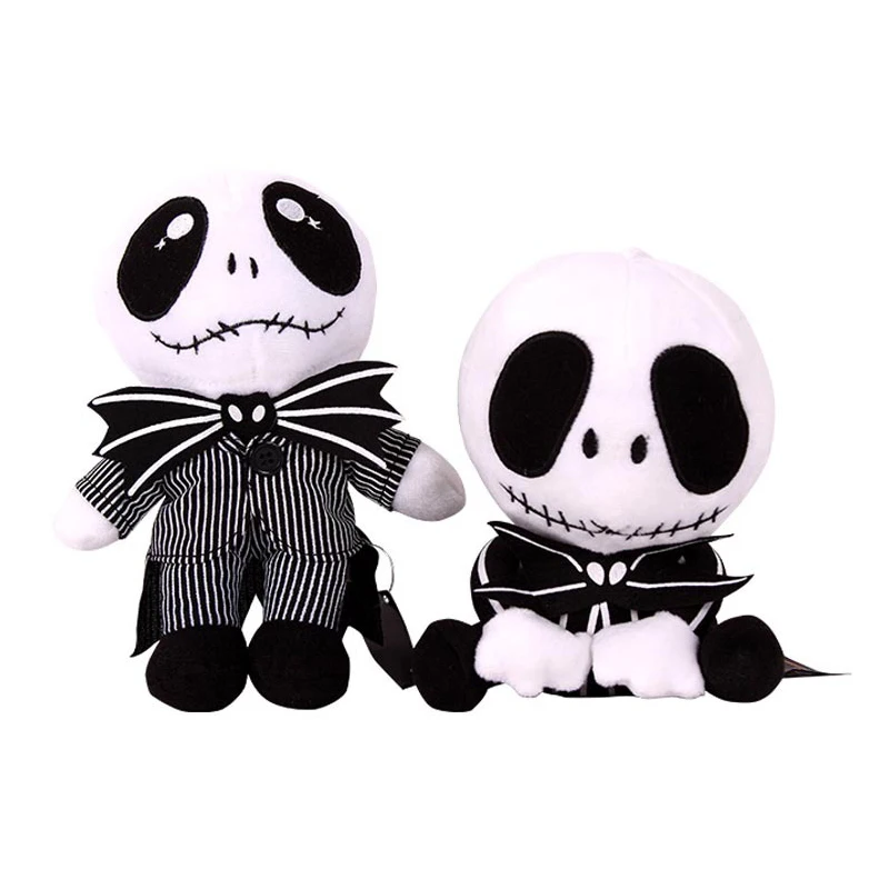 

High Quality Nightmare Before Christmas Jack Skellington Toys 20cm 23cm Height Plush Doll Action Figures Toy Cute Gift