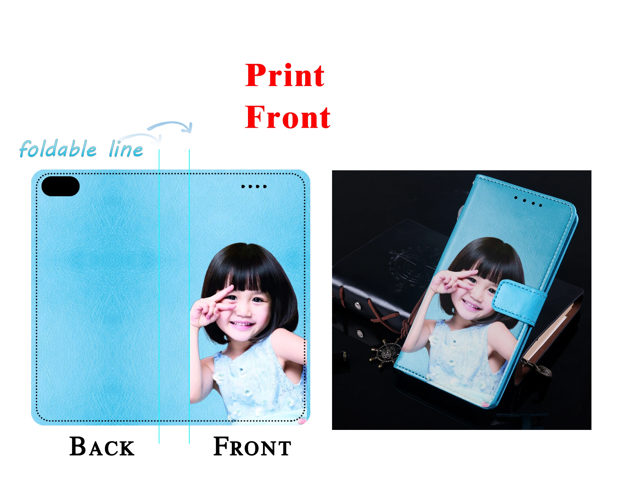 A7 2018 книжный Чехол DIY заказной чехол для samsung Galaxy флип бумажник телефона печать