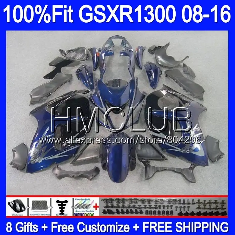 

Injection For SUZUKI Hayabusa GSXR1300 08 13 14 15 16 27HM.22 GSX-R1300 GSXR 1300 2008 2013 2014 2015 2016 Dark blue Fairing