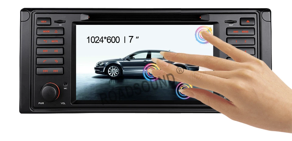 Cheap Android 8.1 Octa Core 7" Smart Multimedia Car DVD Player Radio Stereos GPS for BMW E39 M5 / 7 Series E38 1999 YH39701A 6
