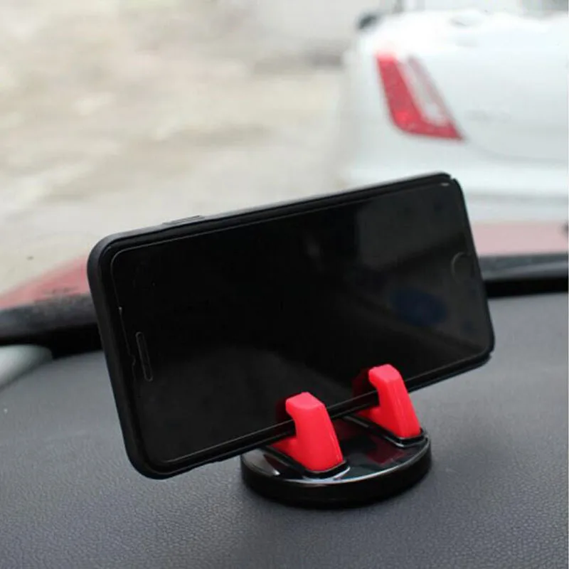 

Car Silicone Anti Slip Mount Mobile GPS Adjustable Bracket For HYUNDAI IX35 Solaris Opel Mokka kia sportage Audi a4 b8