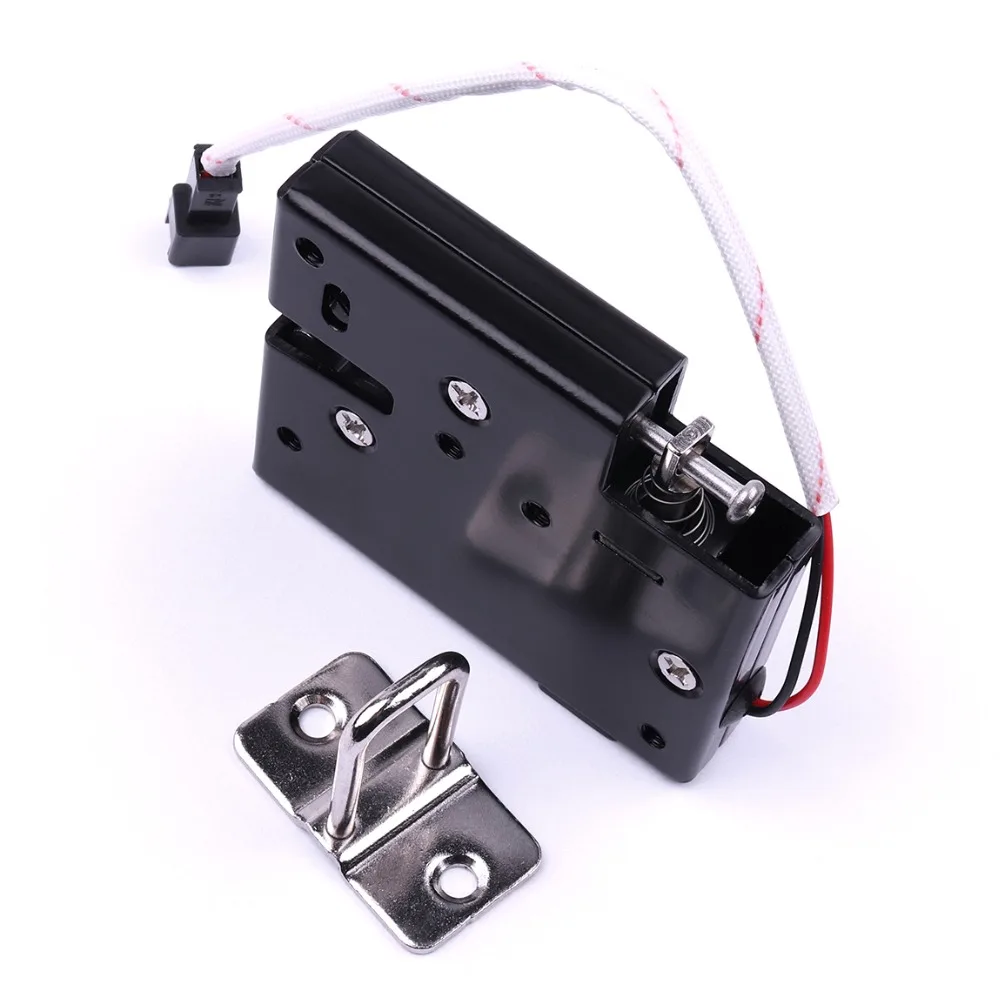 2Pcs 66x56x13.5mm Smart Lock DC 12V Solenoid Electronic Lock Electric Control