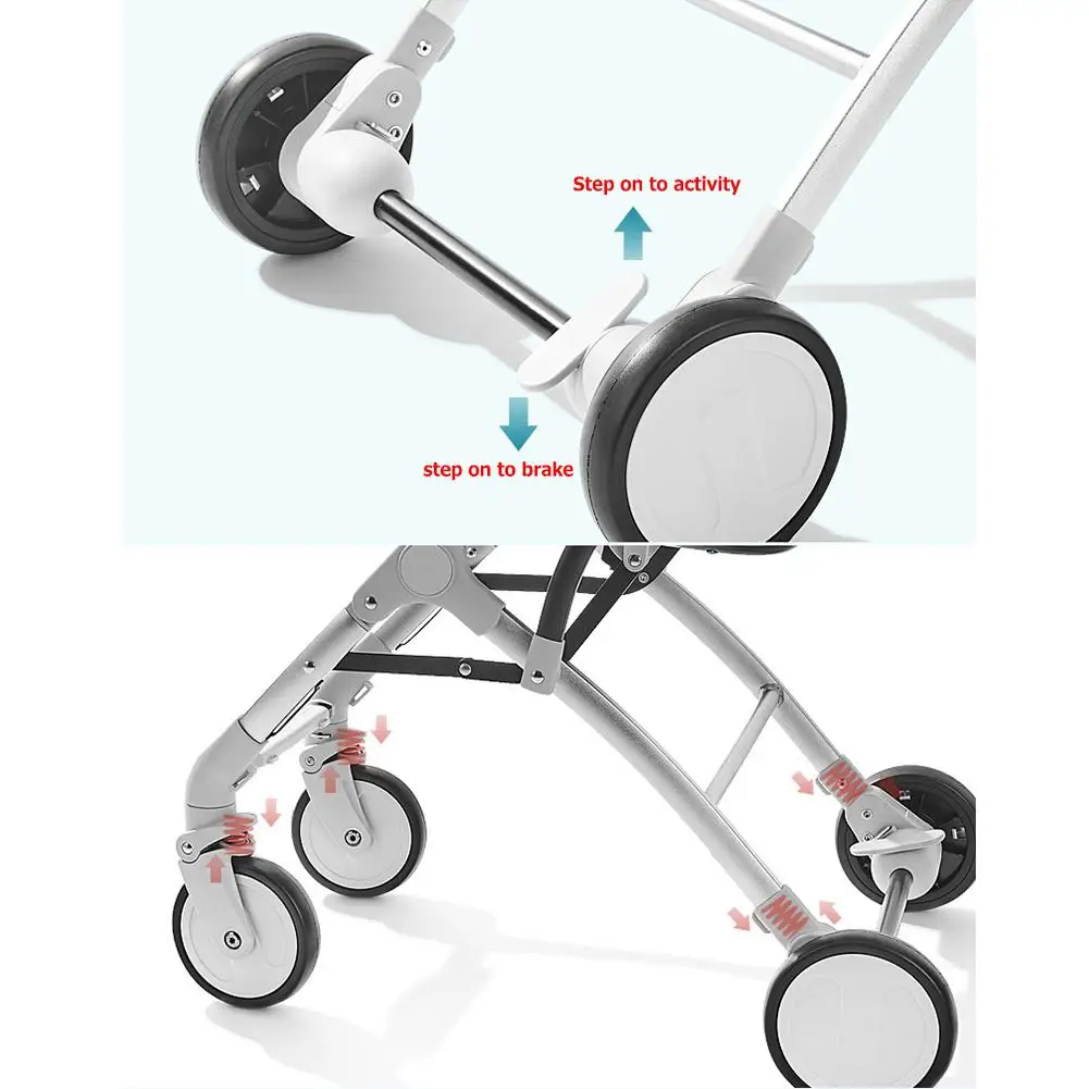Kidlove Портативный Миниатюрный складной зонт форма открытый лежа сидя коляска для детей младенец