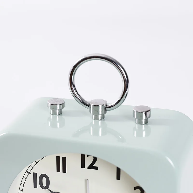 Table Top Watch Accessories Simple Children Alarm Clock Metal Alarm Clock Creative Student Dormitory Bed Mute