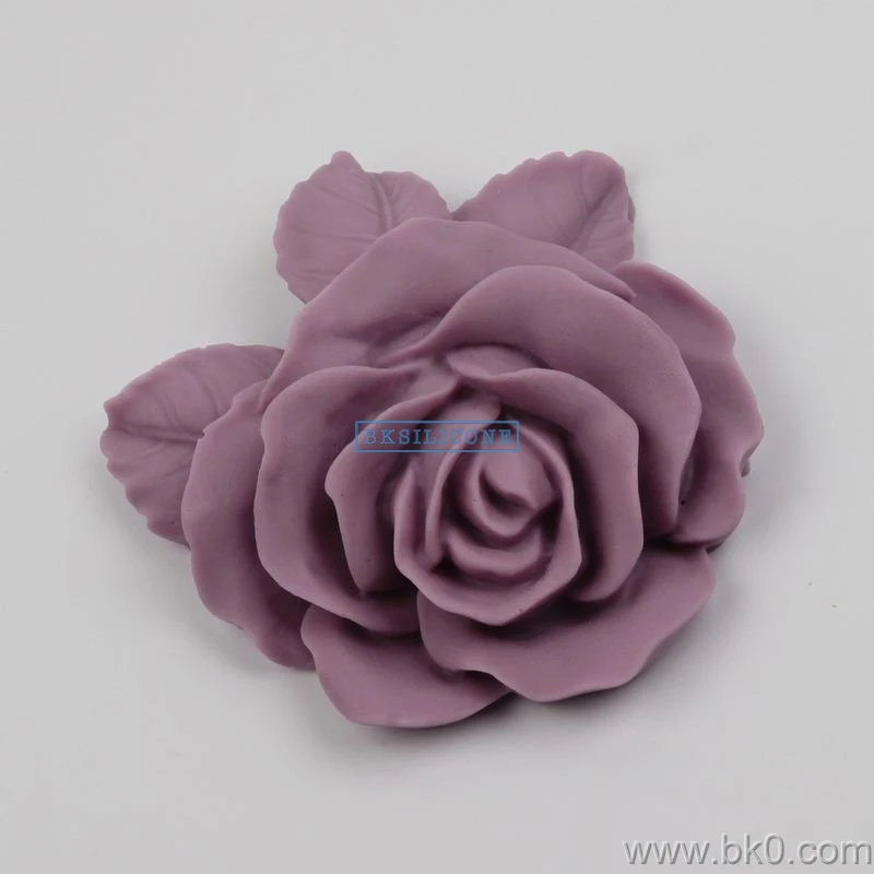 BJ005 большая роза цветок силиконовые 3D формы украшения торта помадка для бисквита формы мыло шоколадная форма