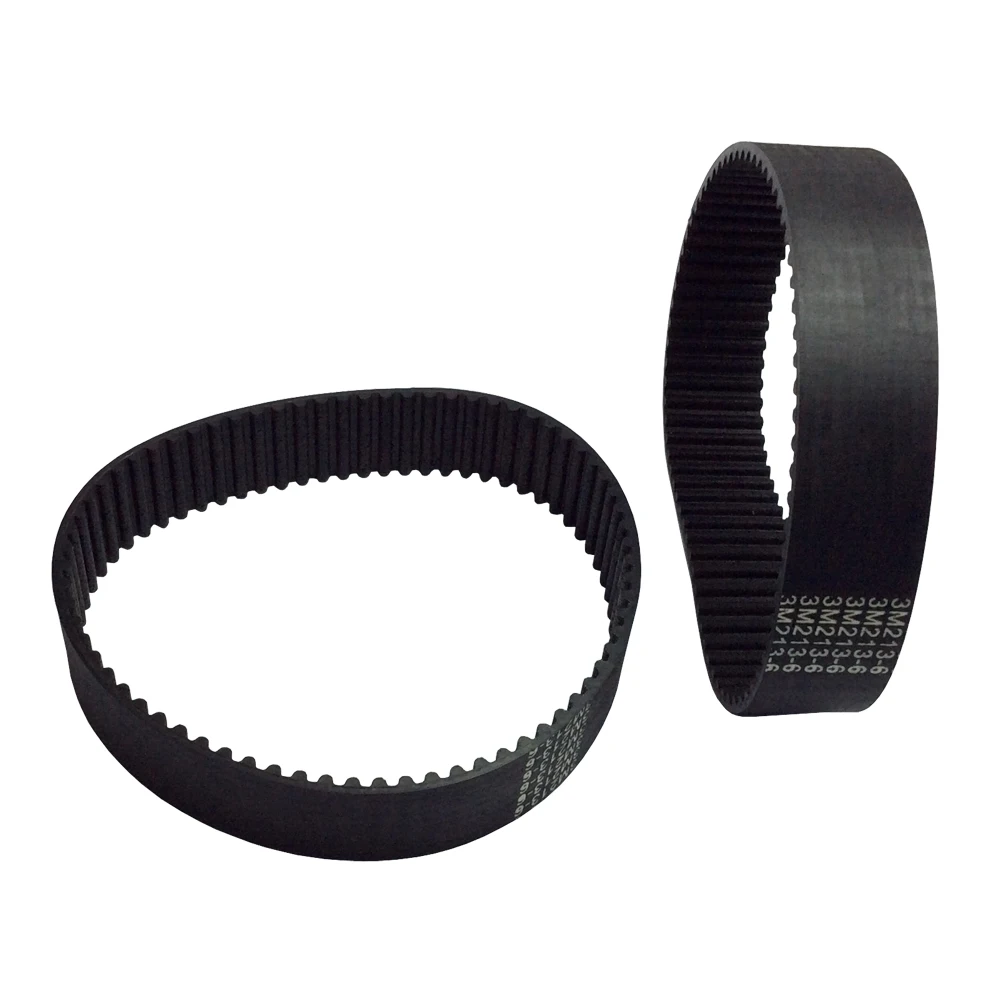 

2Pcs HTD Timing Belt Round Rubber 3M Pitch 3mm Wide 15mm Length 213mm 71 Teeth for 3D Printer CNC Drives