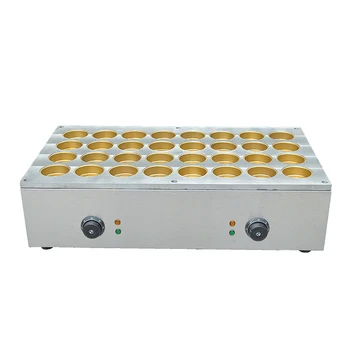 

32 Hole Electric Red Bean Cake Maker Machine Taiwan Chinese Red Bean Baking Making Machine With Copper Mould 68*23Mm