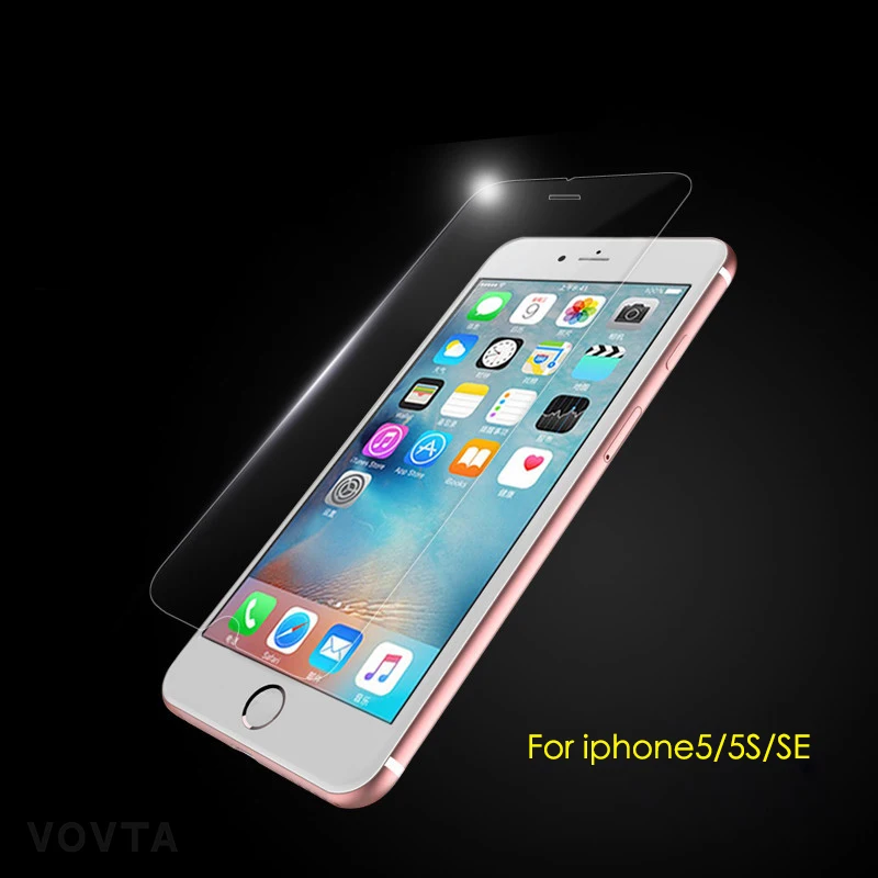 VOVTA 5s Glass For iPhone 6 5S 7 6s On Glass Tempered Film Protection 9H Screen Protector For iPhone 6 5S se 7 8 5 X Glass1.1