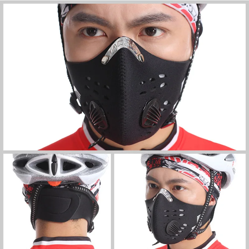 

Anti Dust Cycling Face Masks Filter Half Face Neoprene Filter Bike Ski Motorcycle Anti Pollution Masks Sportswear
