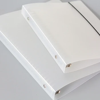 

PP Frosted Shell Spiral Clip Notebook Folder A5/A6 Spiral Book Coil Notebook 6 Style for Stationery Store Office School Supplies